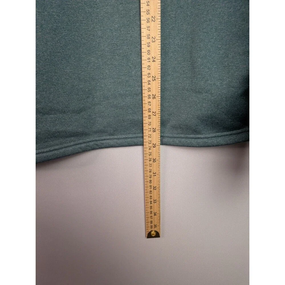 LL Bean Mountain Tech Fleece 1/2 Zip Jacket Men’s XL Green Pullover Active
